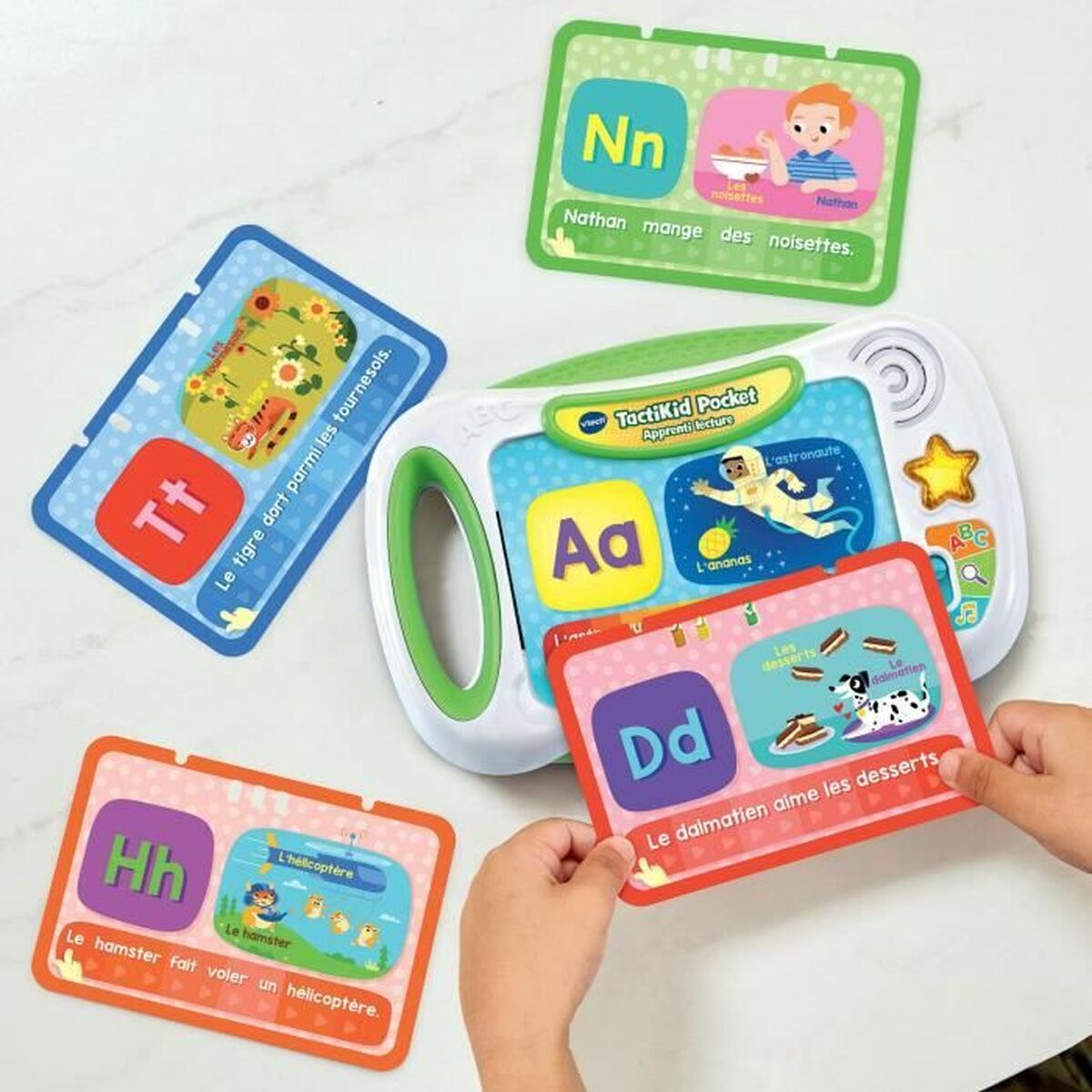 Interaktiv läsplatta för småbarn Vtech Tactikid Pocket Apprenti Lecture (FR) - 3