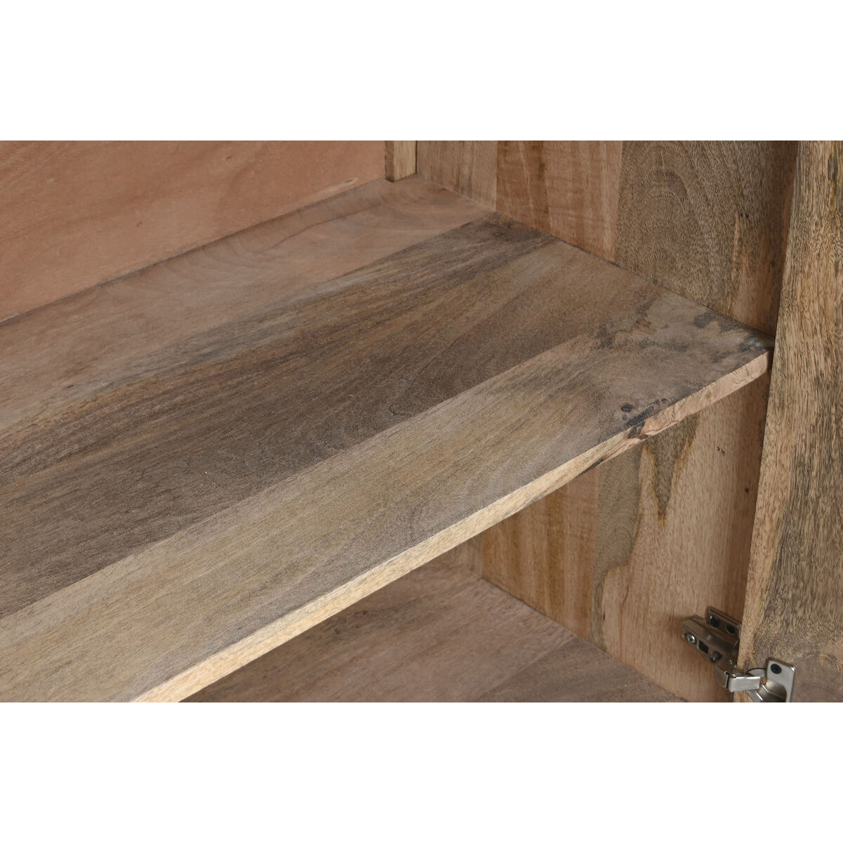 Skänk DKD Home Decor Vit Kräm Mangoträ 180 x 40 x 80 cm - 3
