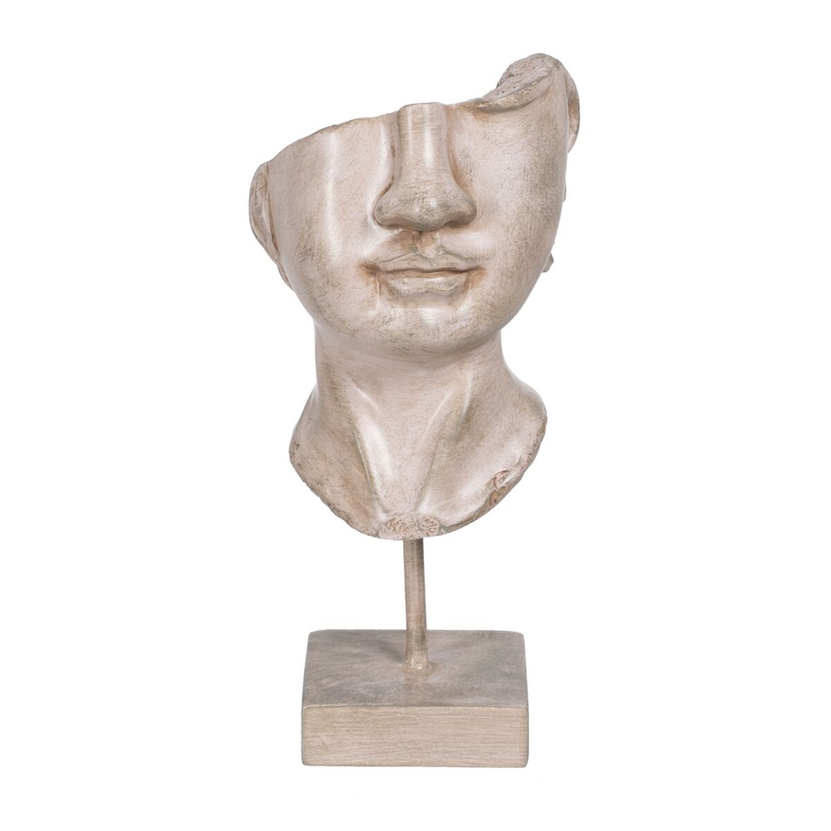 Prydnadsfigur Beige Ansikte 12,5 x 13,5 x 27,5 cm - 6