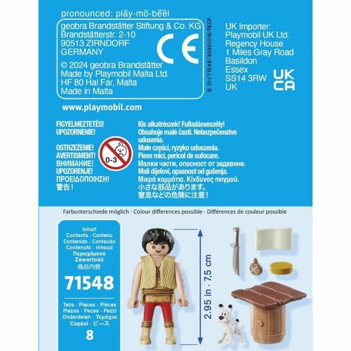 Playset Playmobil Asterix 71548 8 Delar - 4