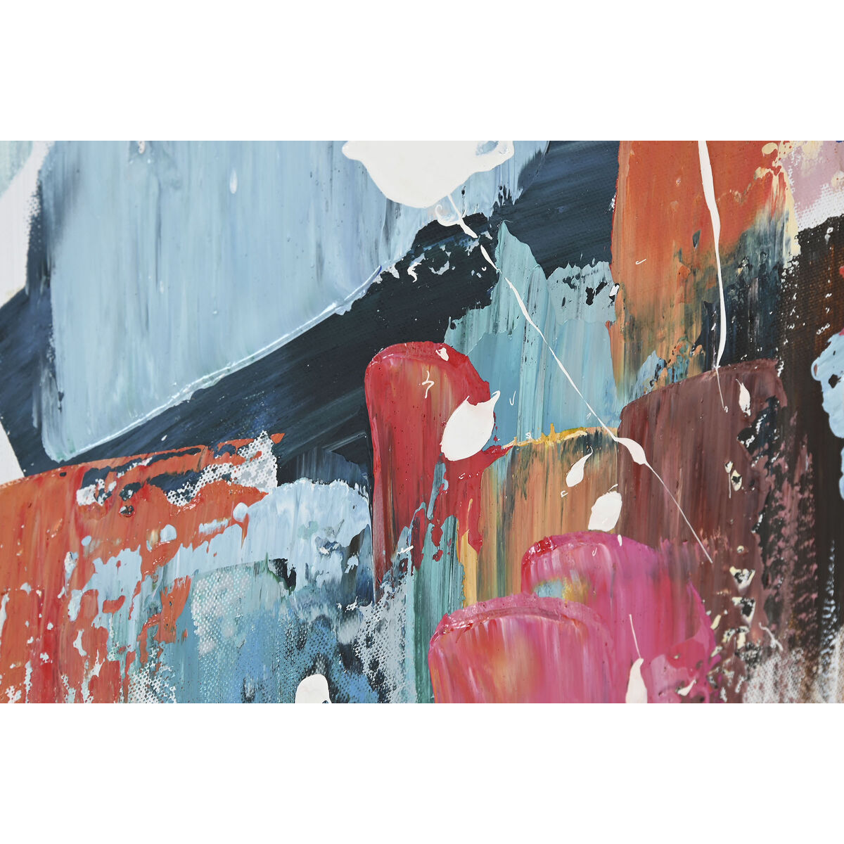 Tavla Home ESPRIT Abstrakt Modern 82 x 4,5 x 82 cm (2 antal) - 3