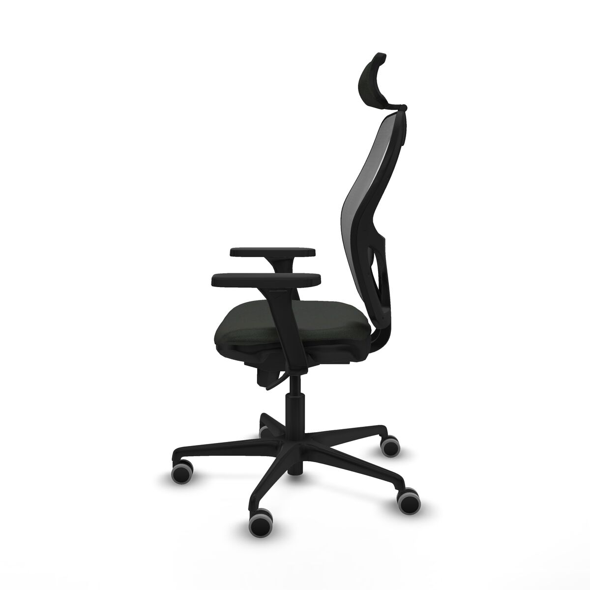 Kontorsstol med nackstöd Piqueras y Crespo 3D036G2 Svart - 3
