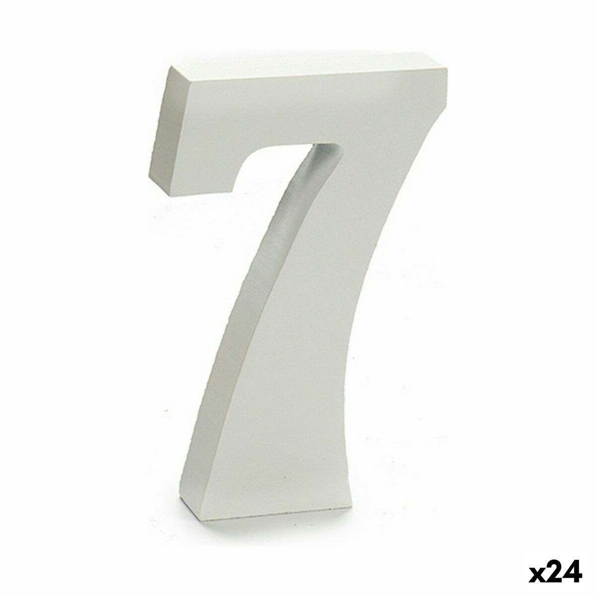Siffror Pincello 7 Vit 2 x 16 x 14,5 cm (24 antal)