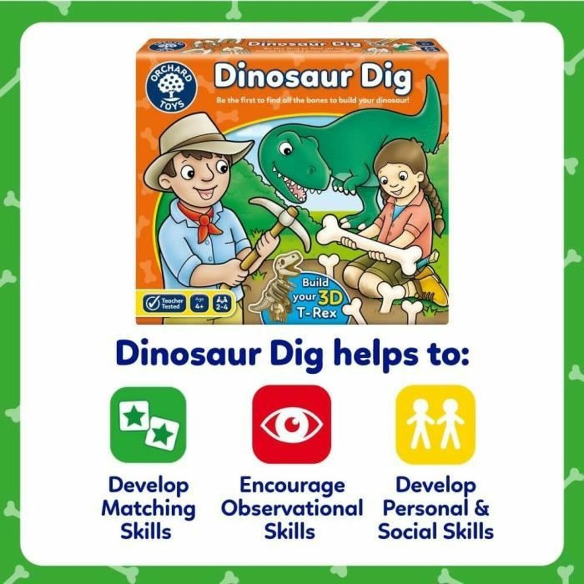 Utbildningsspel Orchard Dinosaur dig (FR) - 5