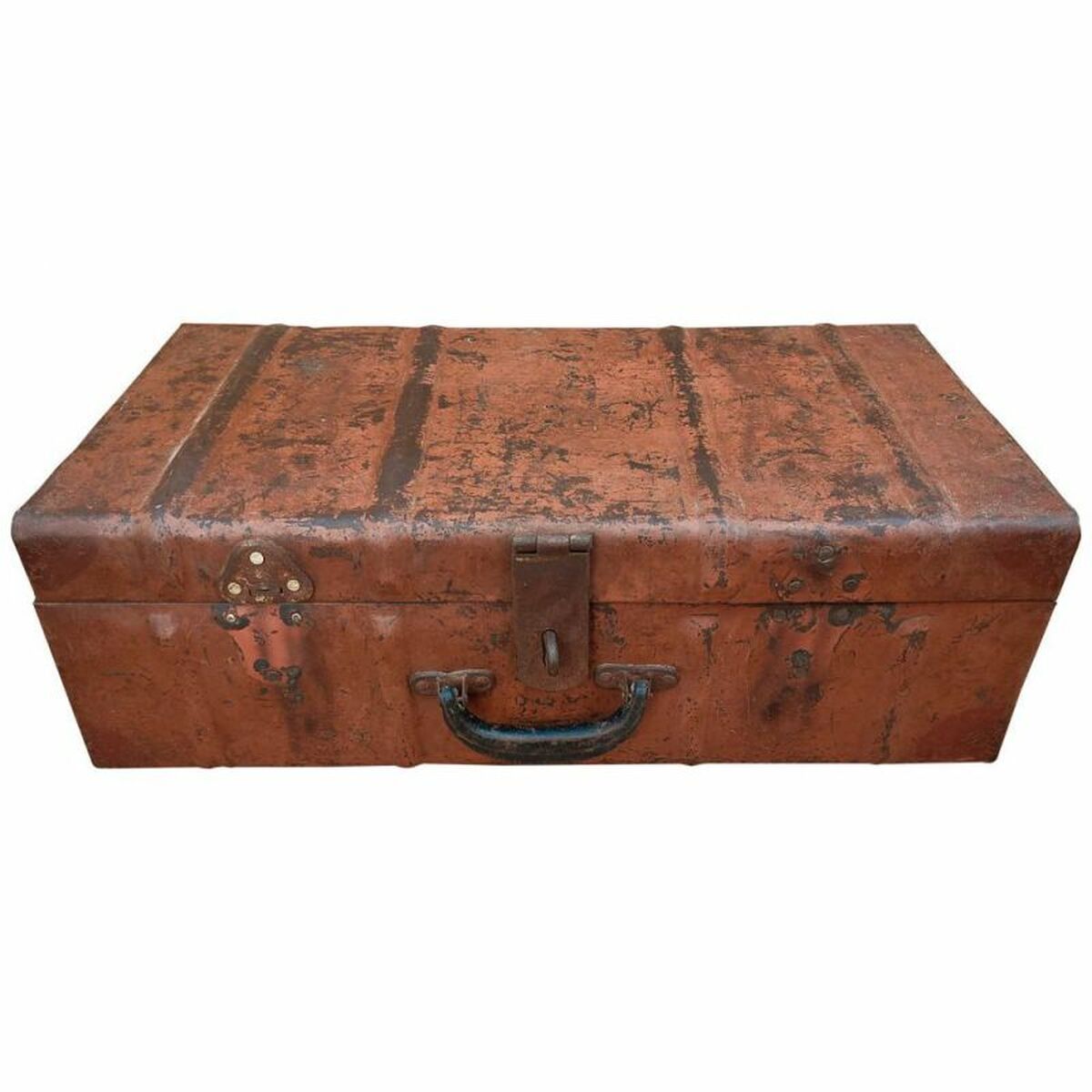 Dekorativ resväska Alexandra House Living Brun Järn Traditionell stil 31 x 19 x 55 cm - 2