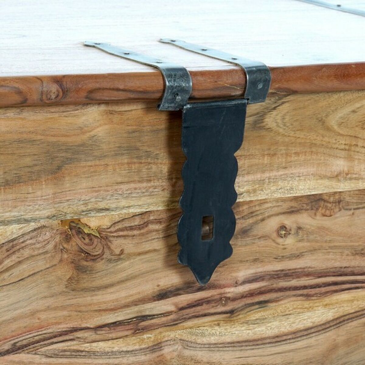 Koffert DKD Home Decor Akaciaträ 100 x 45 x 40 cm - 4