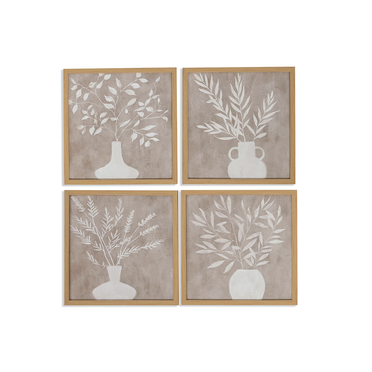 Kanvas Home ESPRIT Kanvas Trä MDF 30 x 2 x 30 cm