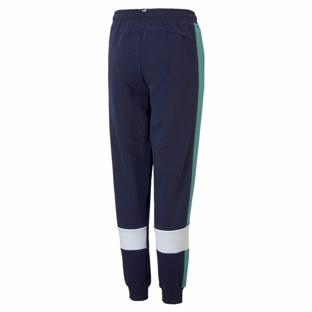 Nederdel träningsoverall för barn Puma Essential+ Colorblock B Mörkblå - 3