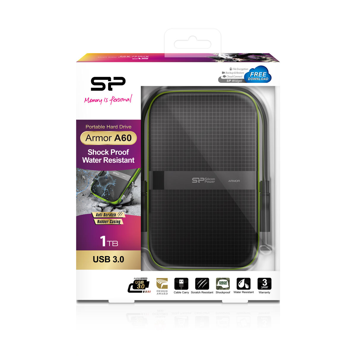 Extern Hårddisk Silicon Power Armor A60 1 TB - 4