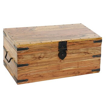 Koffert DKD Home Decor Akaciaträ 60 x 30 x 30 cm