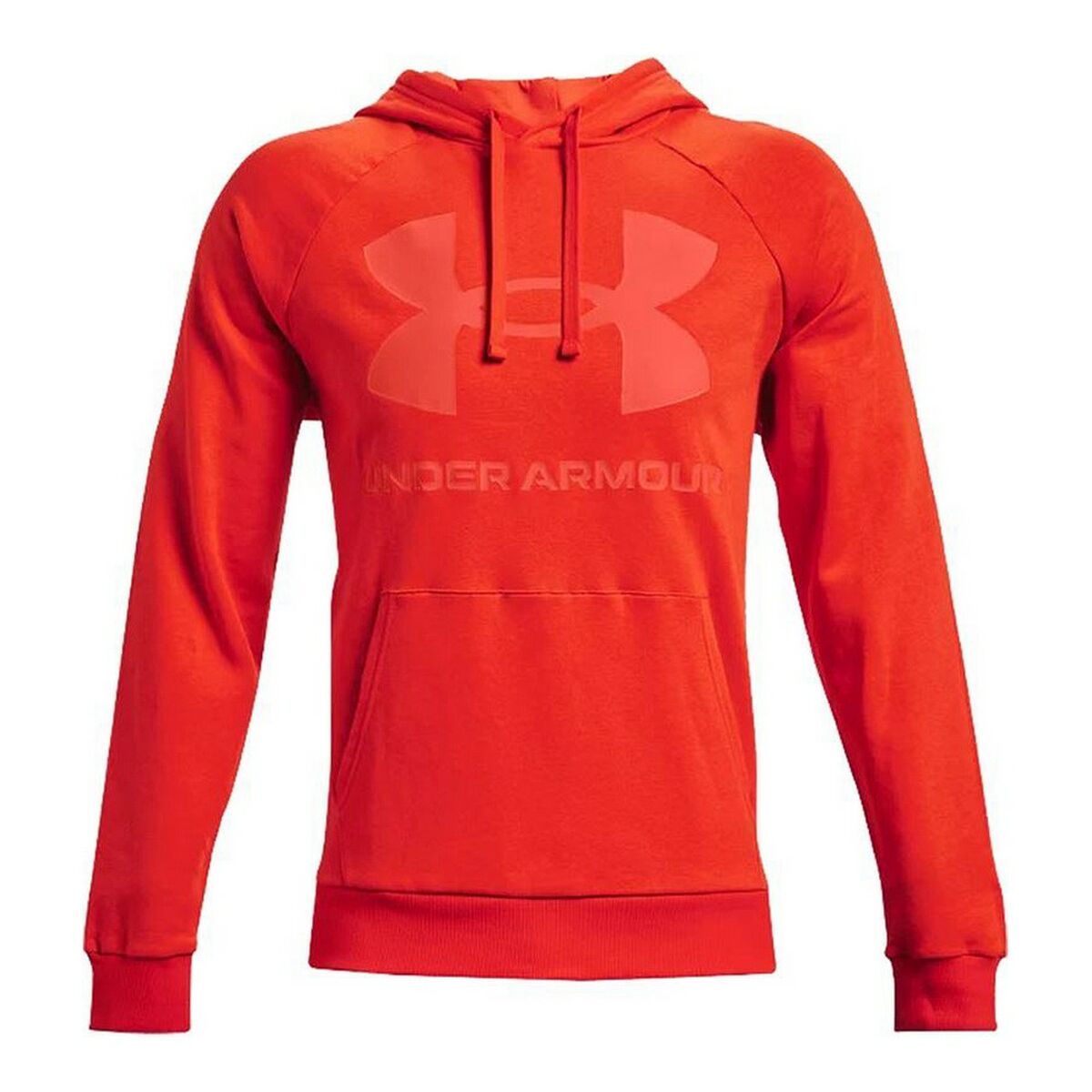 Tröja med huva Herr Under Armour Rival Fleece Big Logo Orange - 8