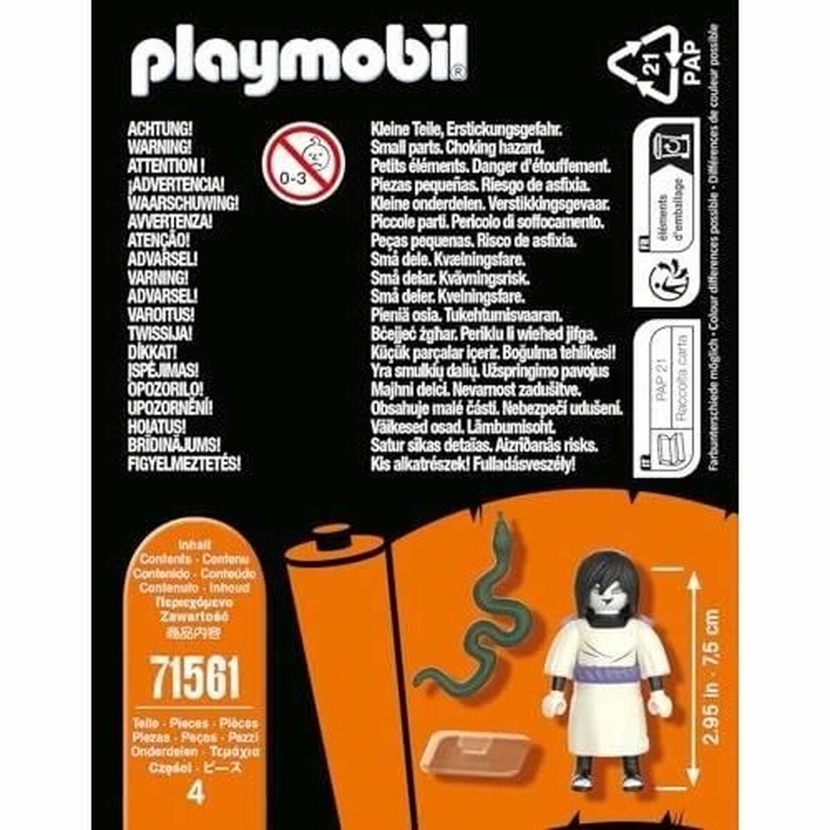 Figurer Playmobil Naruto 71561 4 Delar - 4