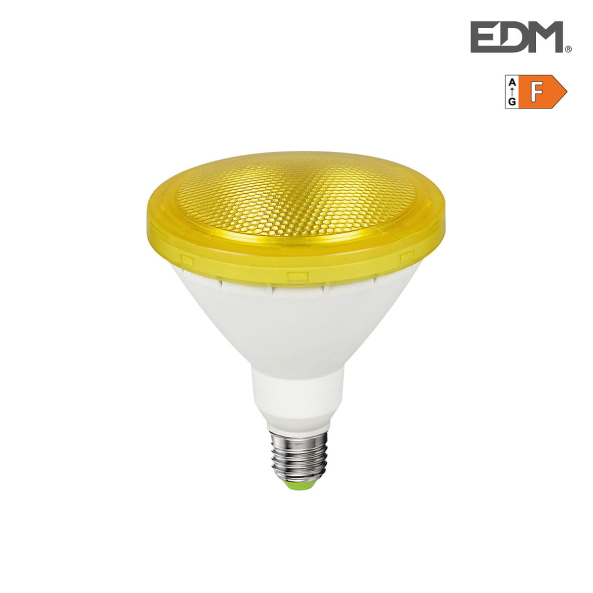 LED-lampa EDM 98873 Gul F 100 W 15 W E27 1200 Lm Ø 12 x 13,8 cm (RGB)