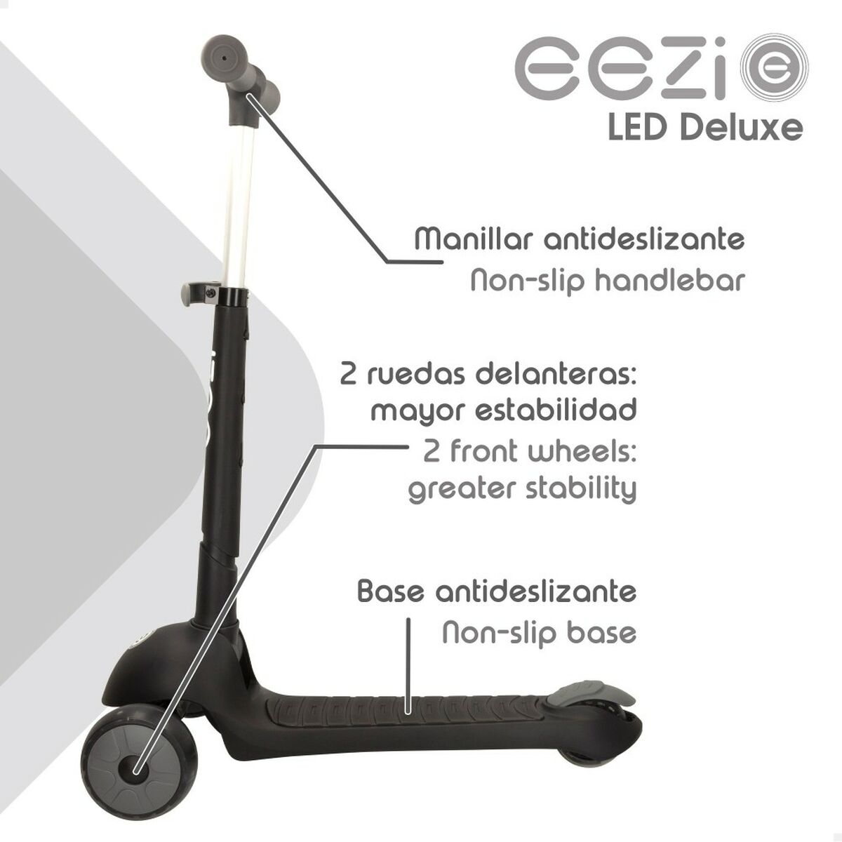 Skooter Eezi Svart 2 antal - 7