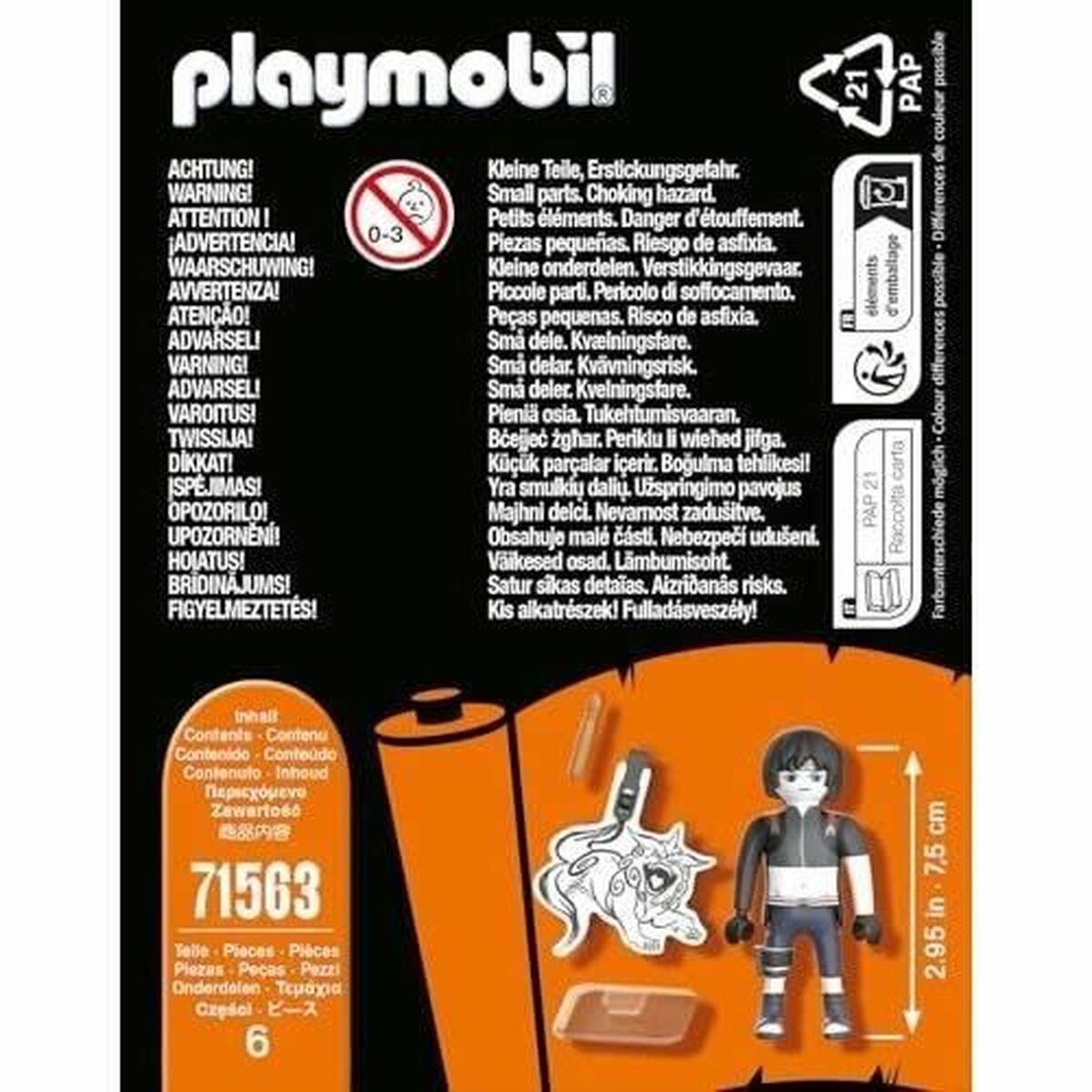 Figurer Playmobil Naruto 71563 6 Delar - 4