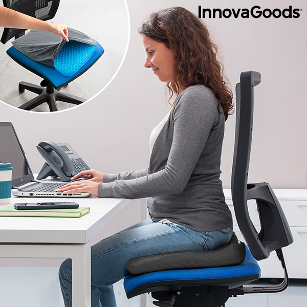 Kudde i gel, vaxkaka Hexafresh InnovaGoods - 9