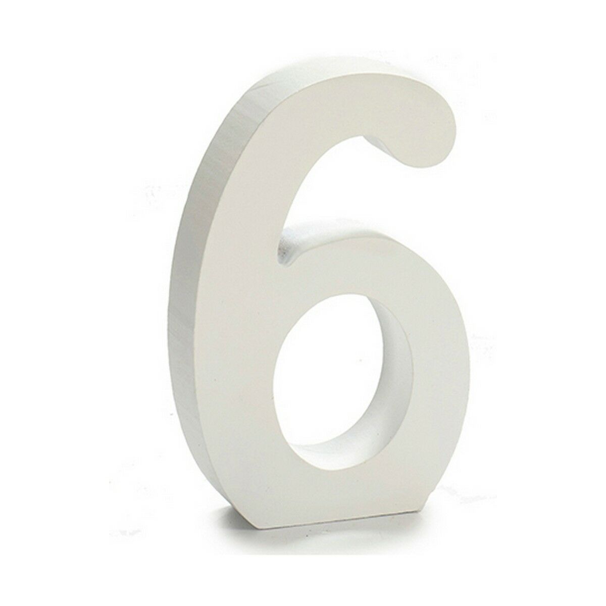 Siffror Pincello 6 Vit 2 x 16 x 14,5 cm (24 antal) - 4