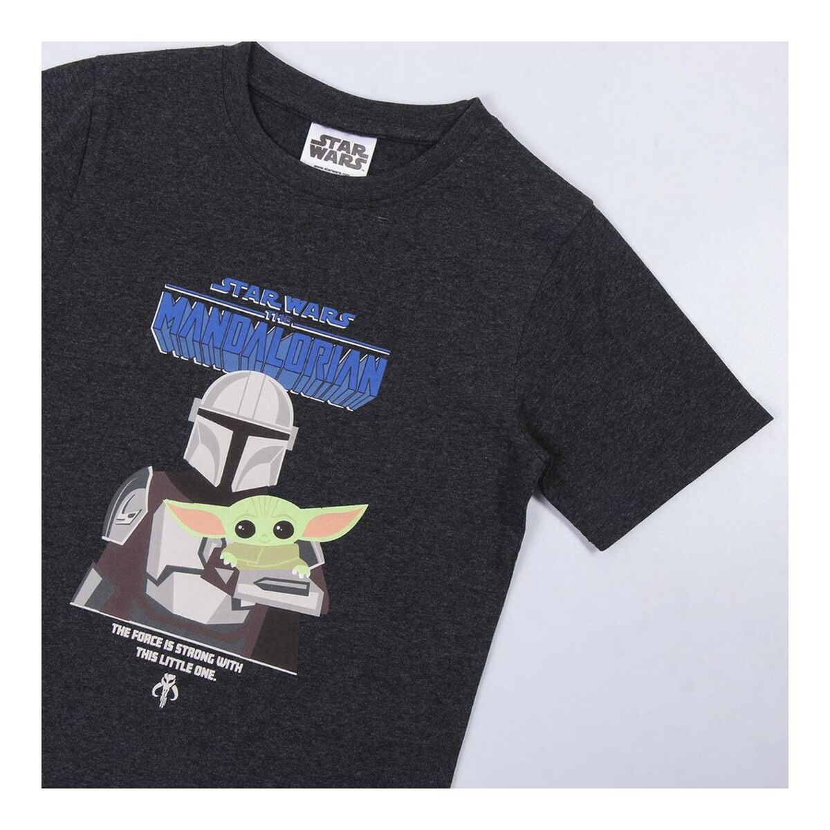 Barn T-shirt med kortärm The Mandalorian Svart - 4