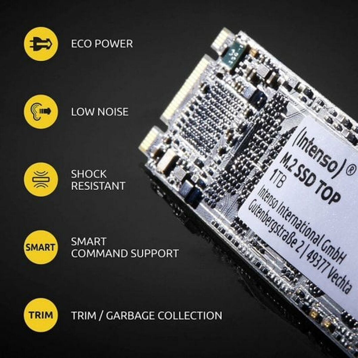 Hårddisk INTENSO 256 GB SSD - 4