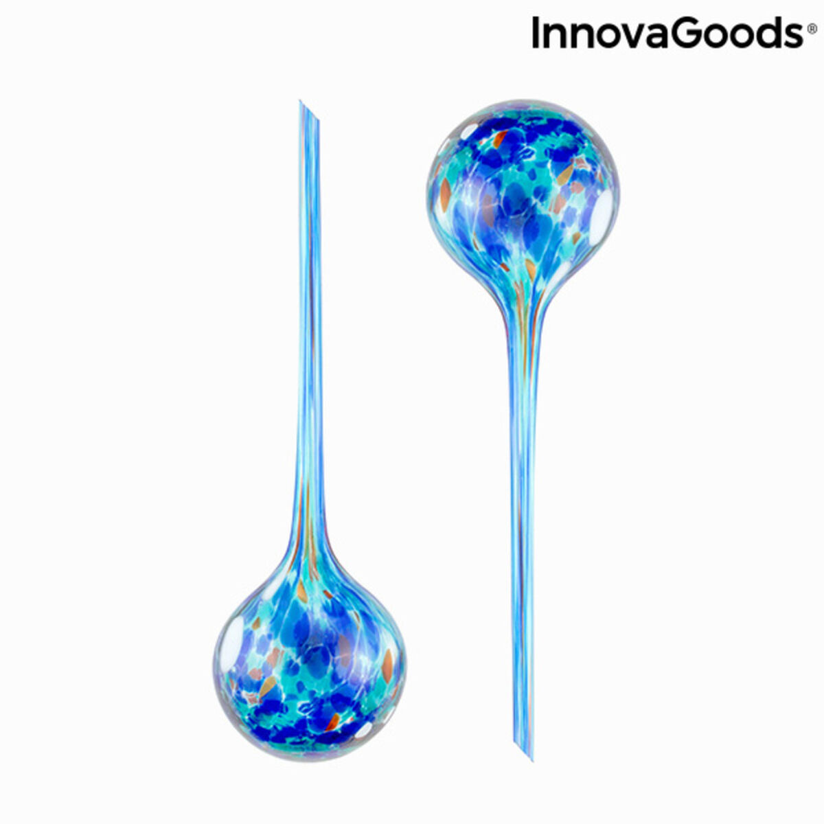 Automatiska bevattningsglober Aqua·Loon InnovaGoods Blå Glas (Renoverade A) - 5