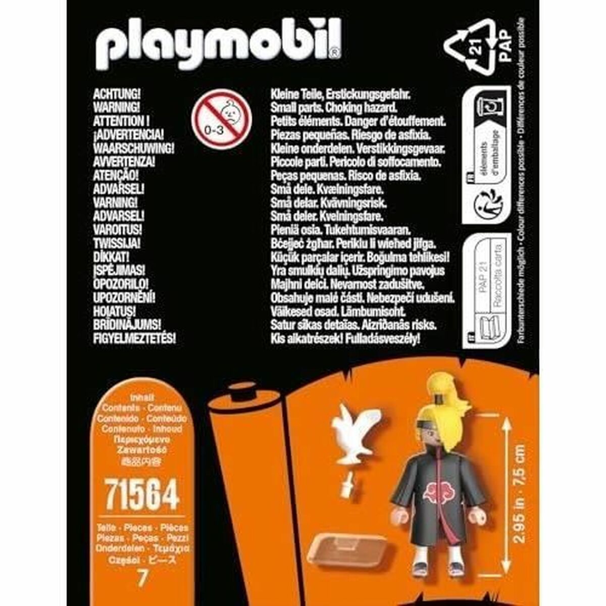 Figurer Playmobil Naruto 71564 7 Delar - 4
