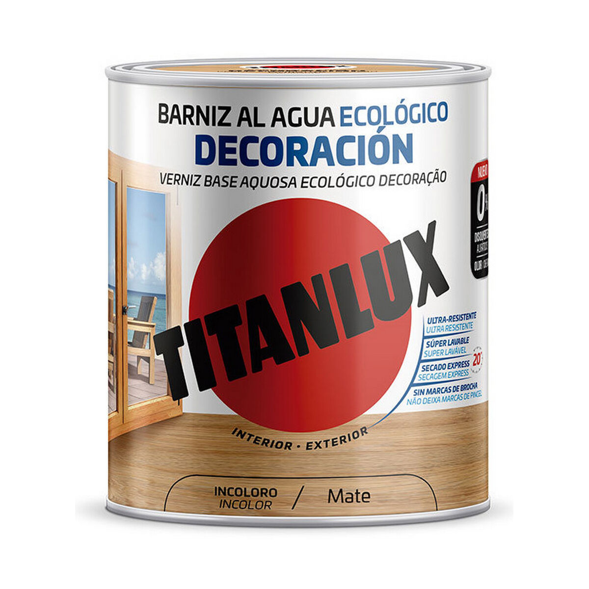 Fernissa Titanlux m22100034 750 ml Ofärgad Matt - 5