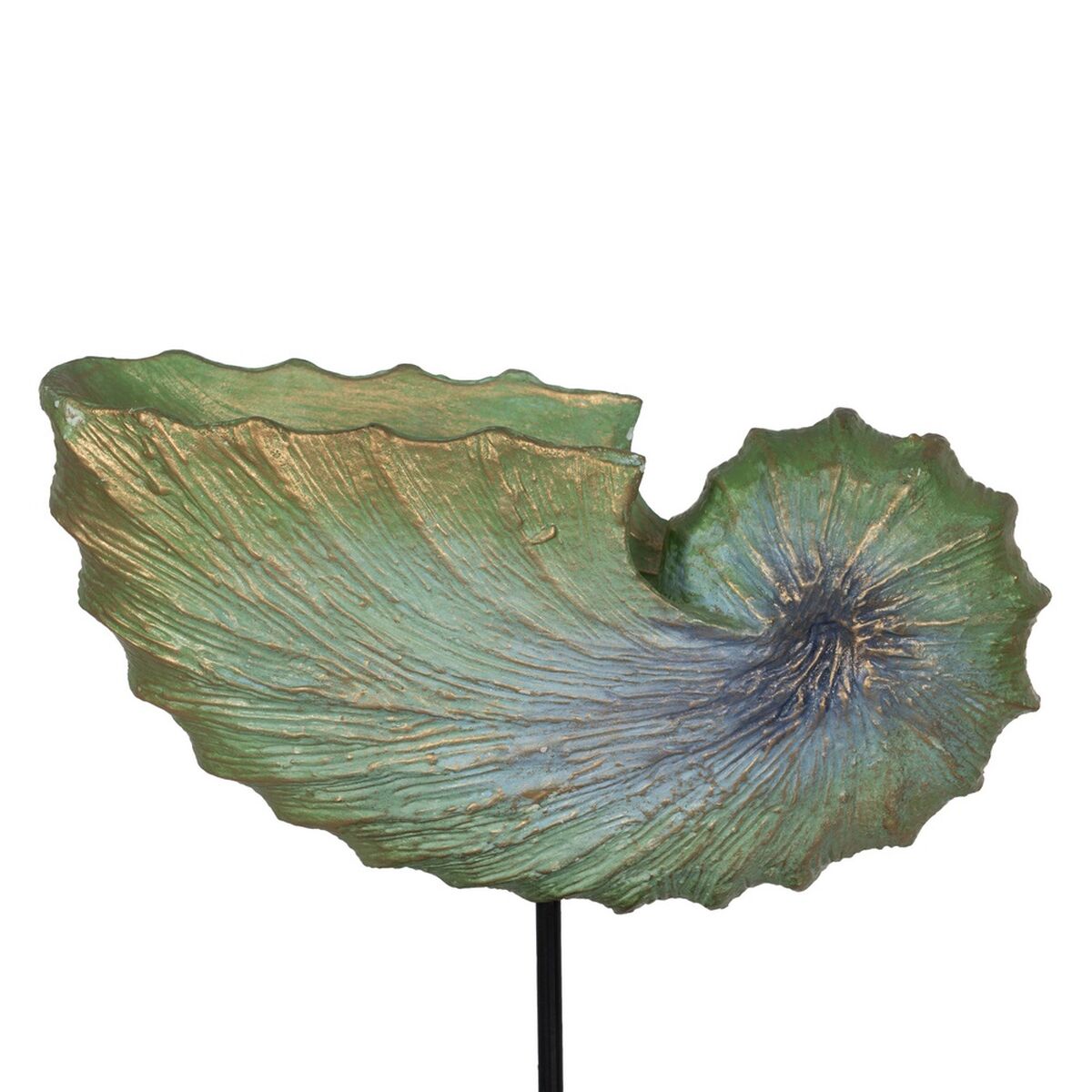 Prydnadsfigur Brun Grön Snigel 30 x 12 x 30 cm - 3