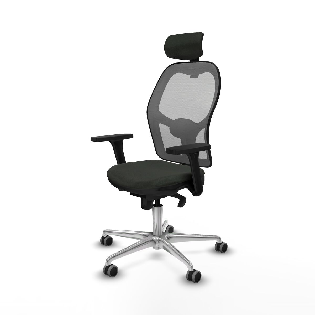 Kontorsstol med nackstöd Piqueras y Crespo 3D086G2 Svart - 2