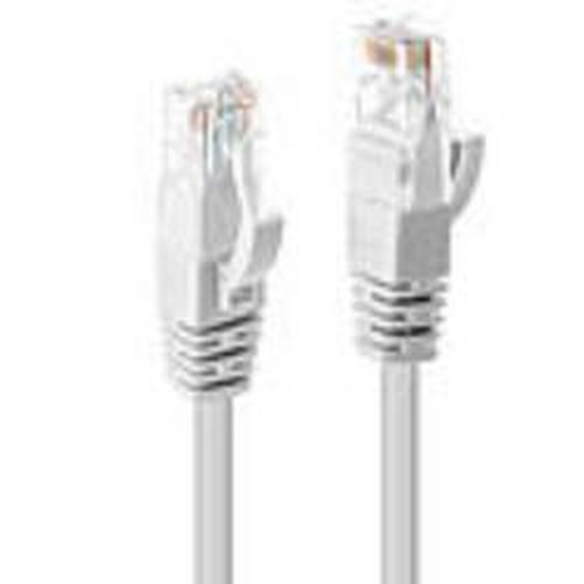 Nätkabel UTP Styv Kategori 6 LINDY Vit 5 m (1 antal)