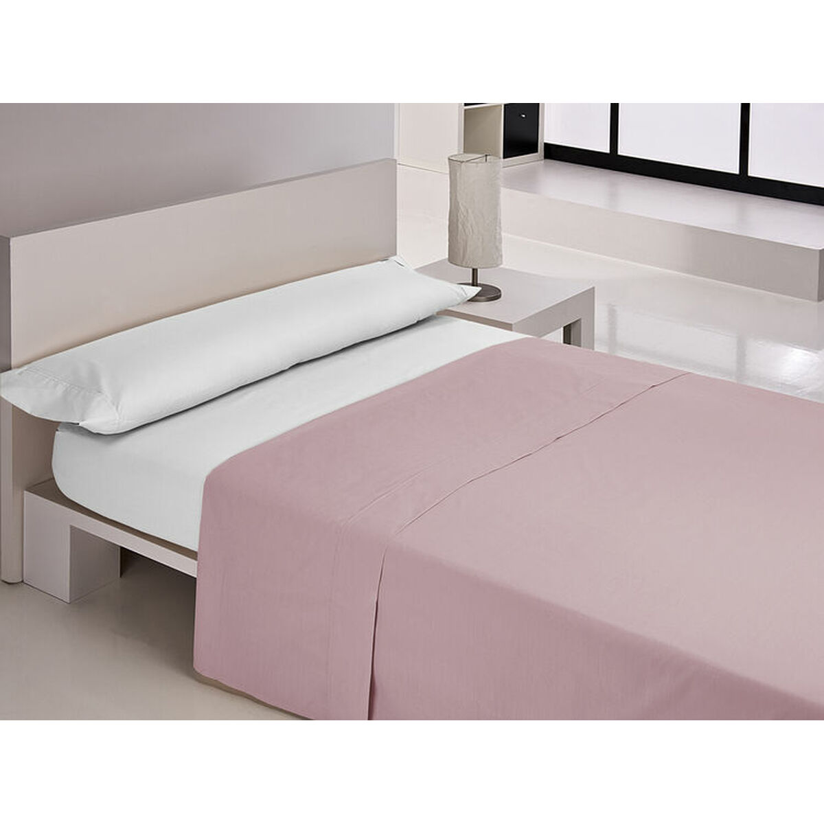 Överlakan Happy Home MIX COLORS Malva-färg 210 x 270 cm