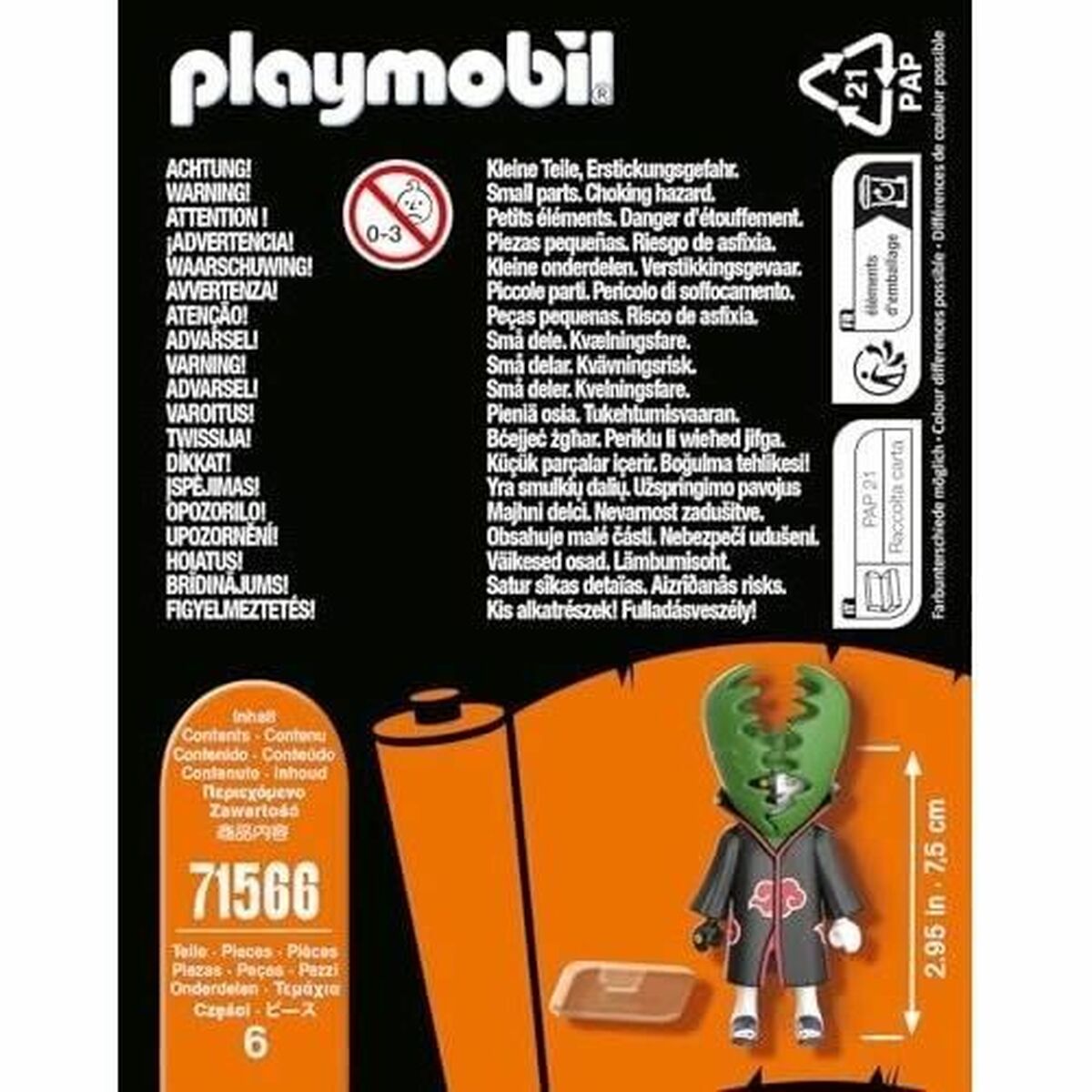 Figurer Playmobil Naruto Shippuden - Zetsu 71566 - 4
