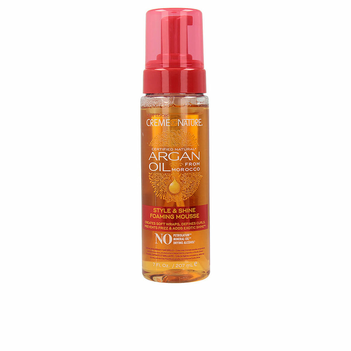 Fixerande mousse Creme Of Nature ARGAN OIL 207 ml