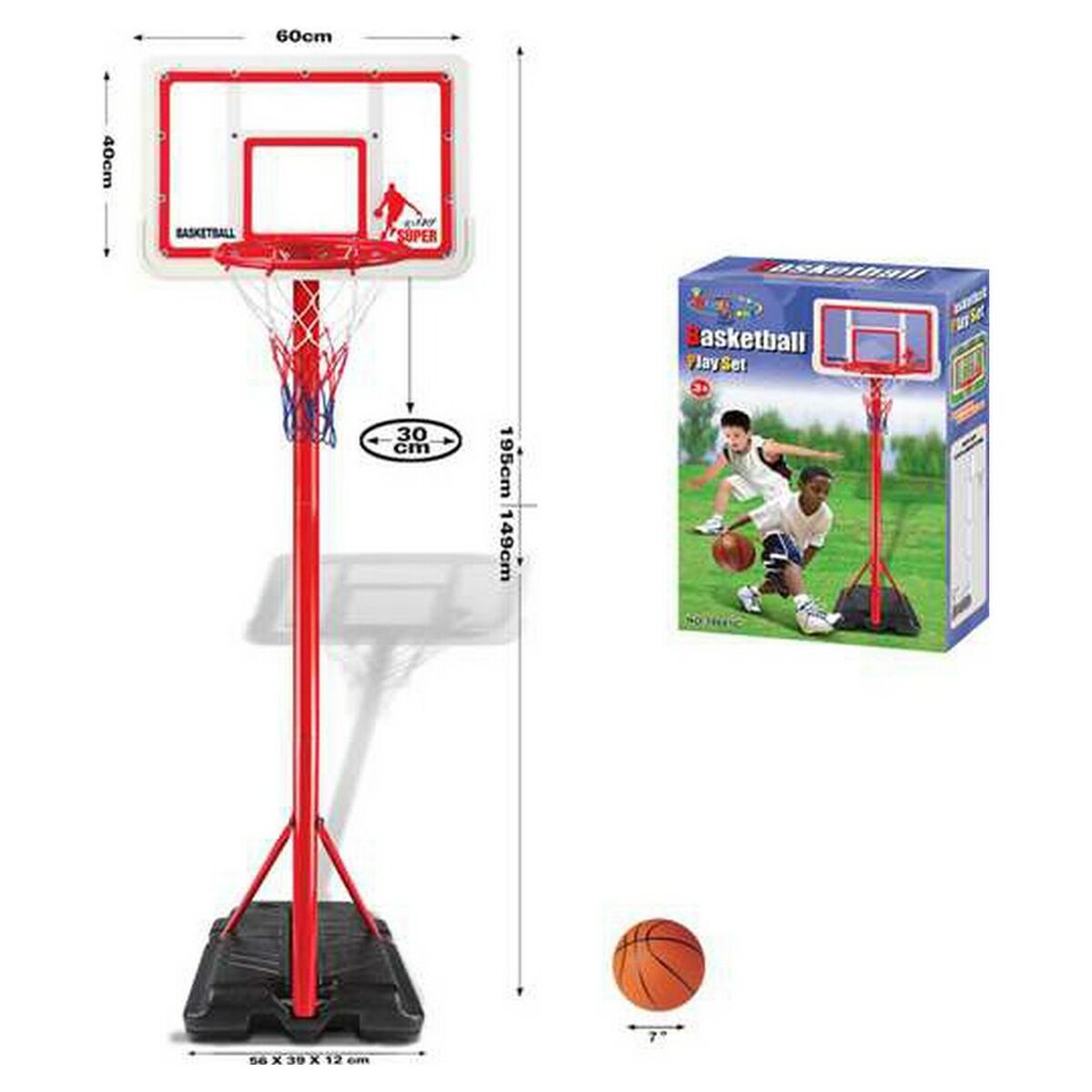 Playset Basketball 60 x 40 cm - 3