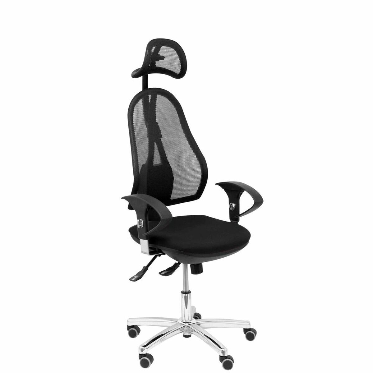 Kontorsstol med nackstöd Socuéllamos Piqueras y Crespo 840B21C Svart - 3