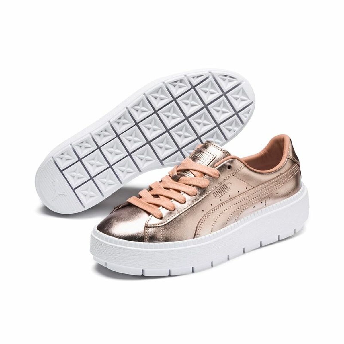 Casual Träningsskor Dam Puma Basket Platform Trace Luxe - 3