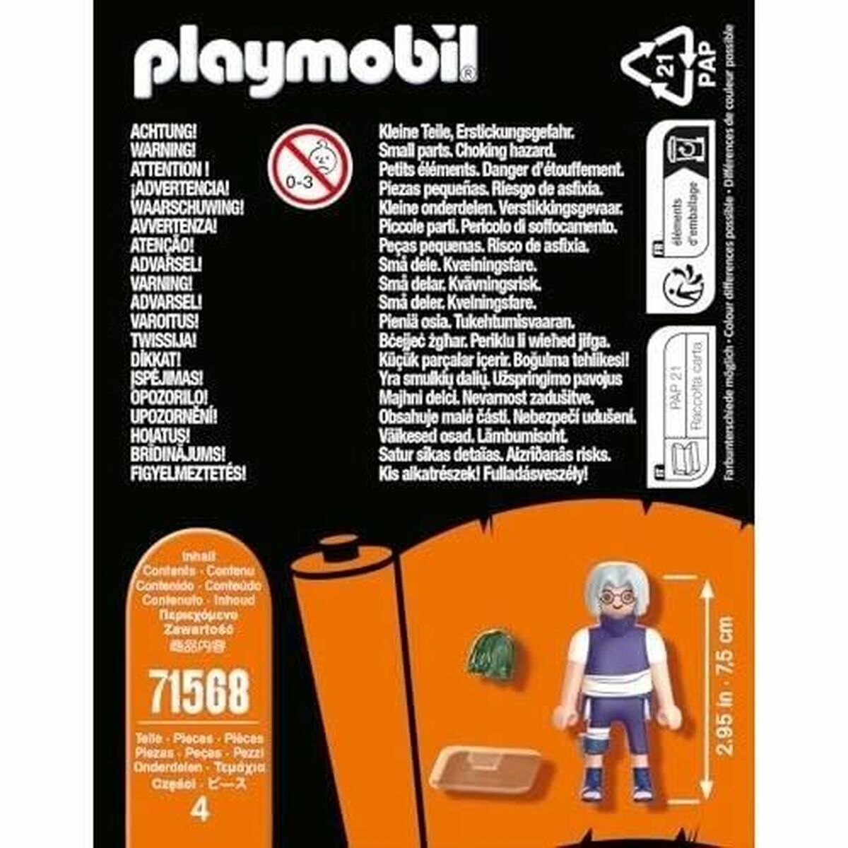Playset Playmobil Naruto 71568 4 Delar 4 antal - 4