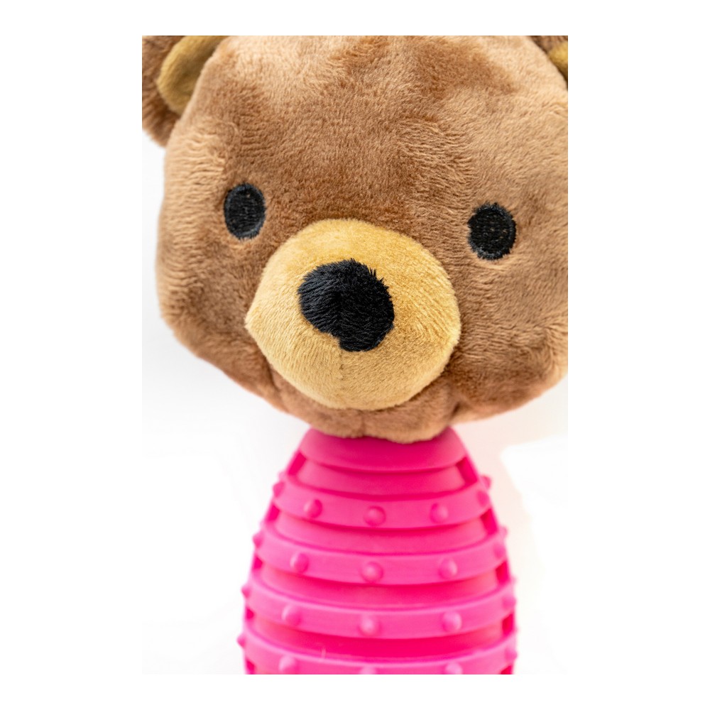 Tuggleksak för hundar Gloria Gaby med ljud Polyester Björn Eva-gummi polypropen - 5