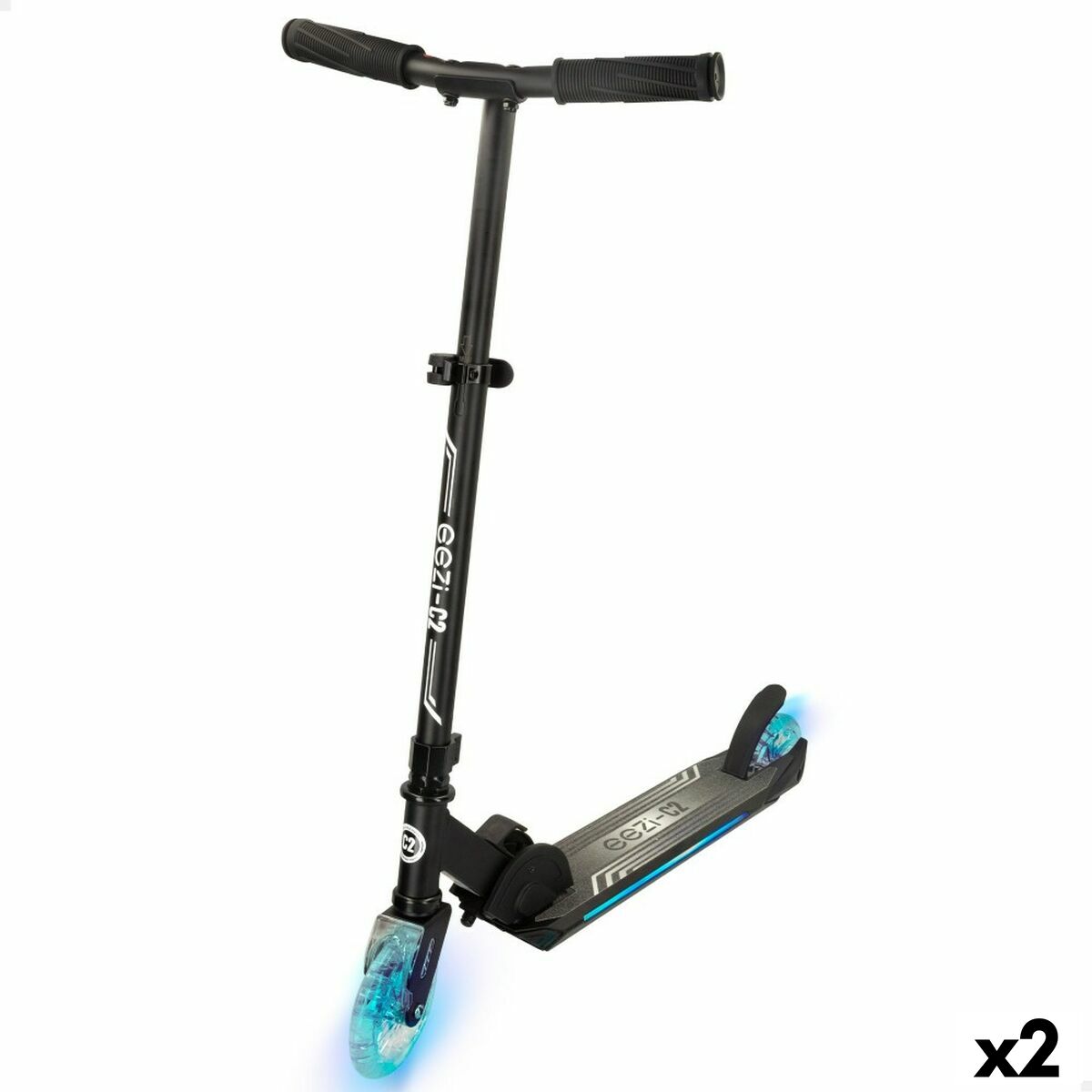 Sparkcykel Eezi Svart 2 antal - 3