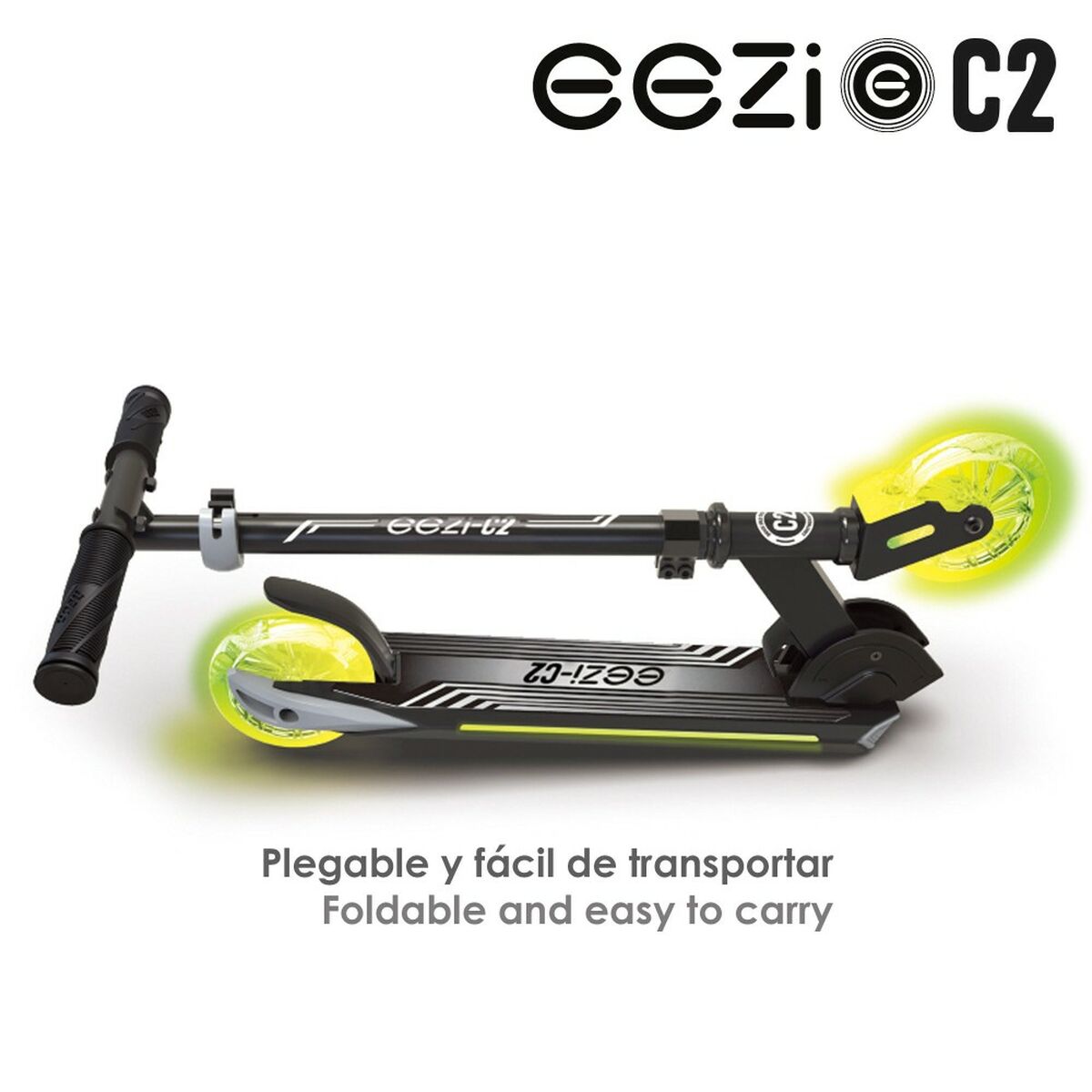 Sparkcykel Eezi Svart 2 antal - 4