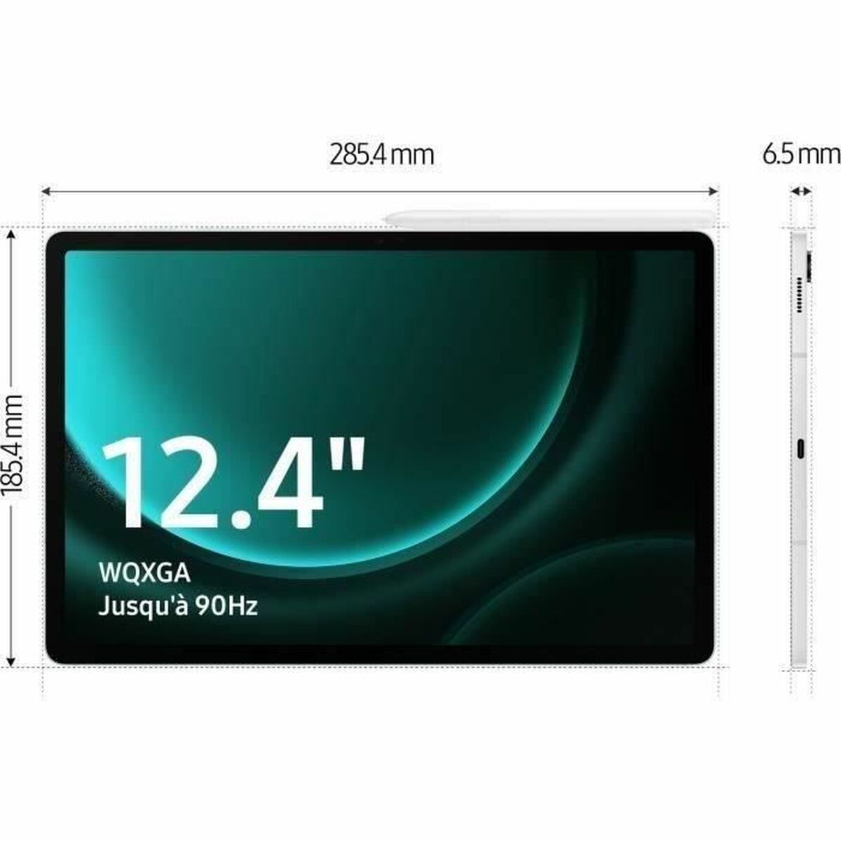 Läsplatta Samsung Galaxy Tab S9 FE+ 8 GB RAM 128 GB Lila - 4