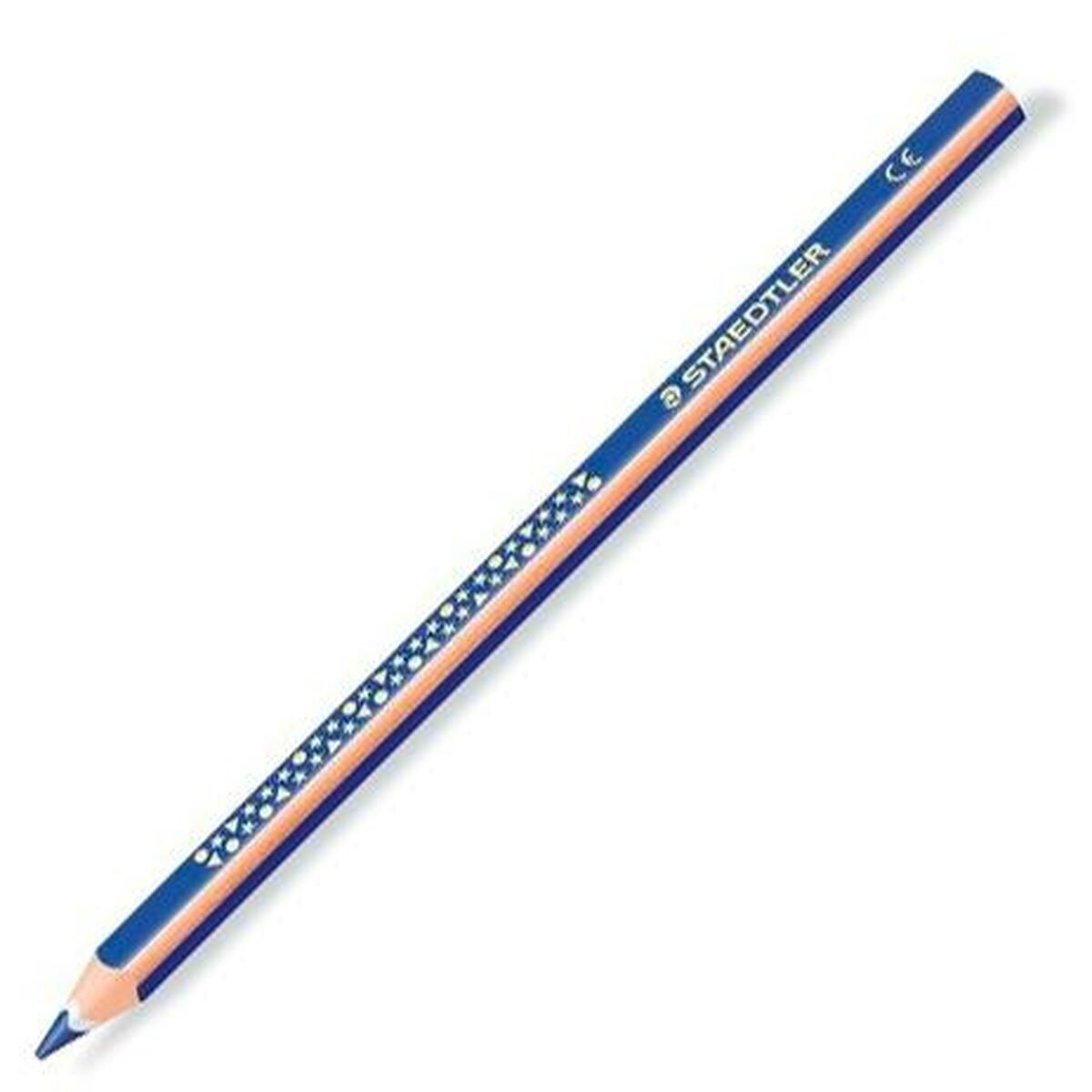 Penna Staedtler Jumbo Noris Blå Trä (12 antal) - 2
