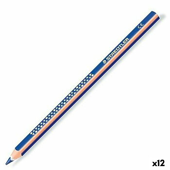 Penna Staedtler Jumbo Noris Blå Trä (12 antal)