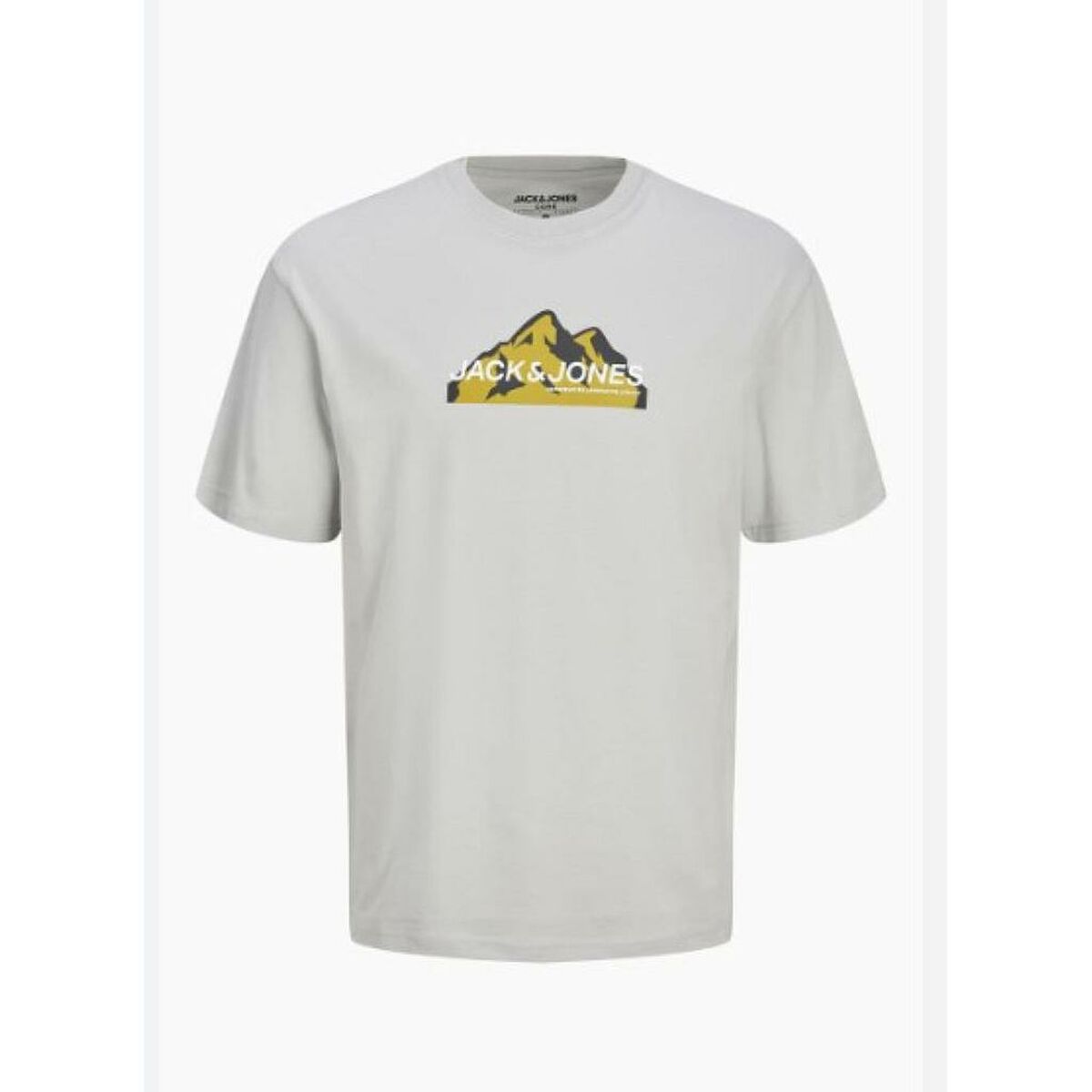 T-shirt med kortärm Herr Jack & Jones JCOMOUNTAIN LOGO TEE SS CREW NECK 12262220 Grå - 2