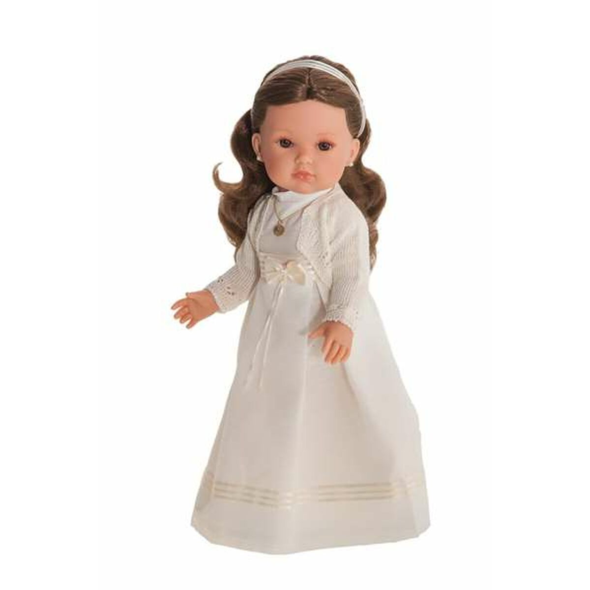 Brunett Communion-docka Antonio Juan Bella 45 cm