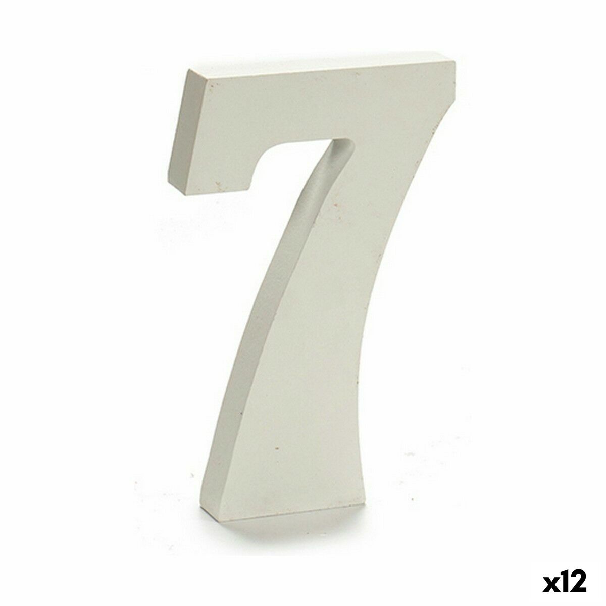 Siffror Pincello 7 Vit 1,8 x 21 x 17 cm (12 antal)