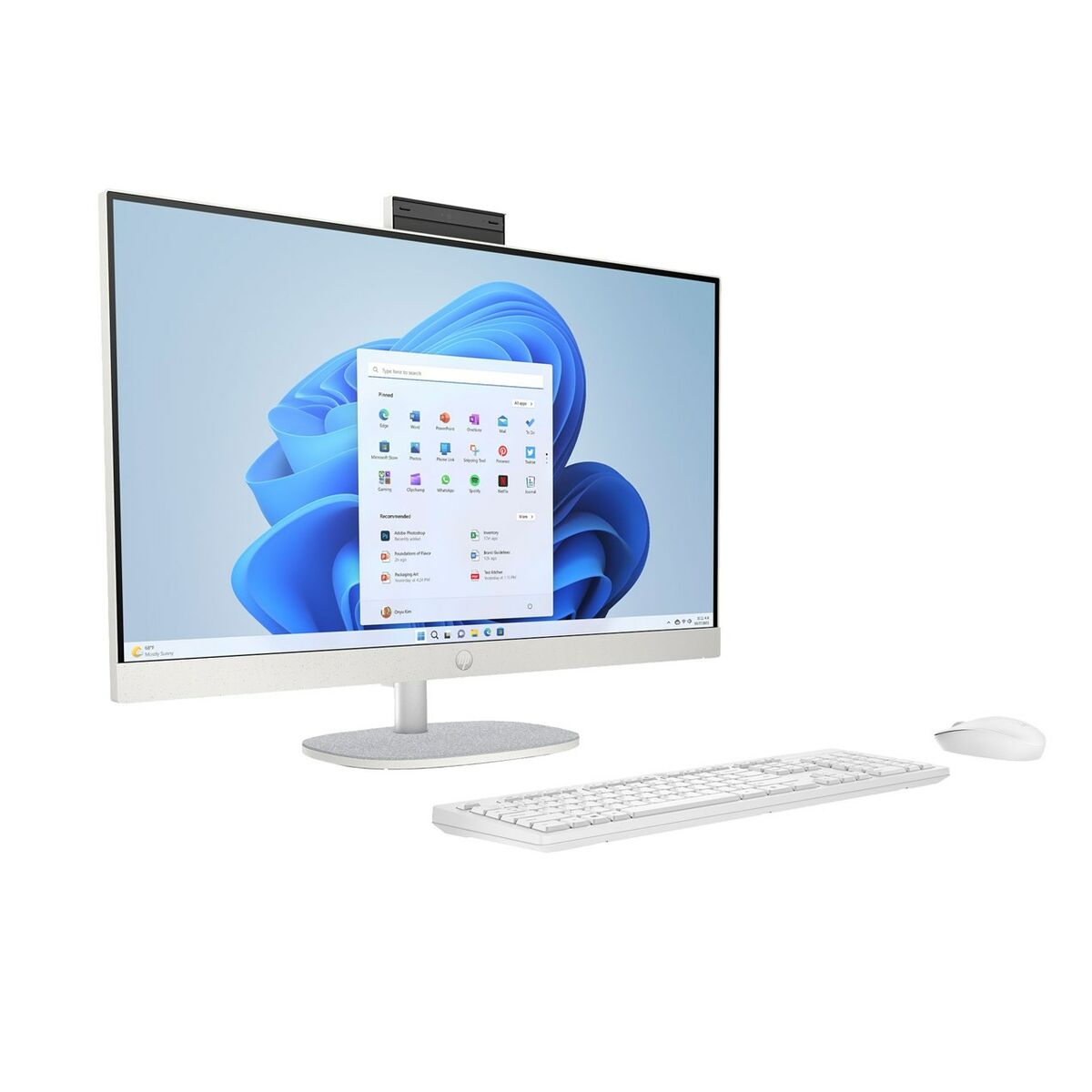 All in One HP 9U2K4EA 27" AMD Ryzen 7 7730U AMD RYZEN™ 7 7730U 16 GB RAM 512 GB SSD - 2