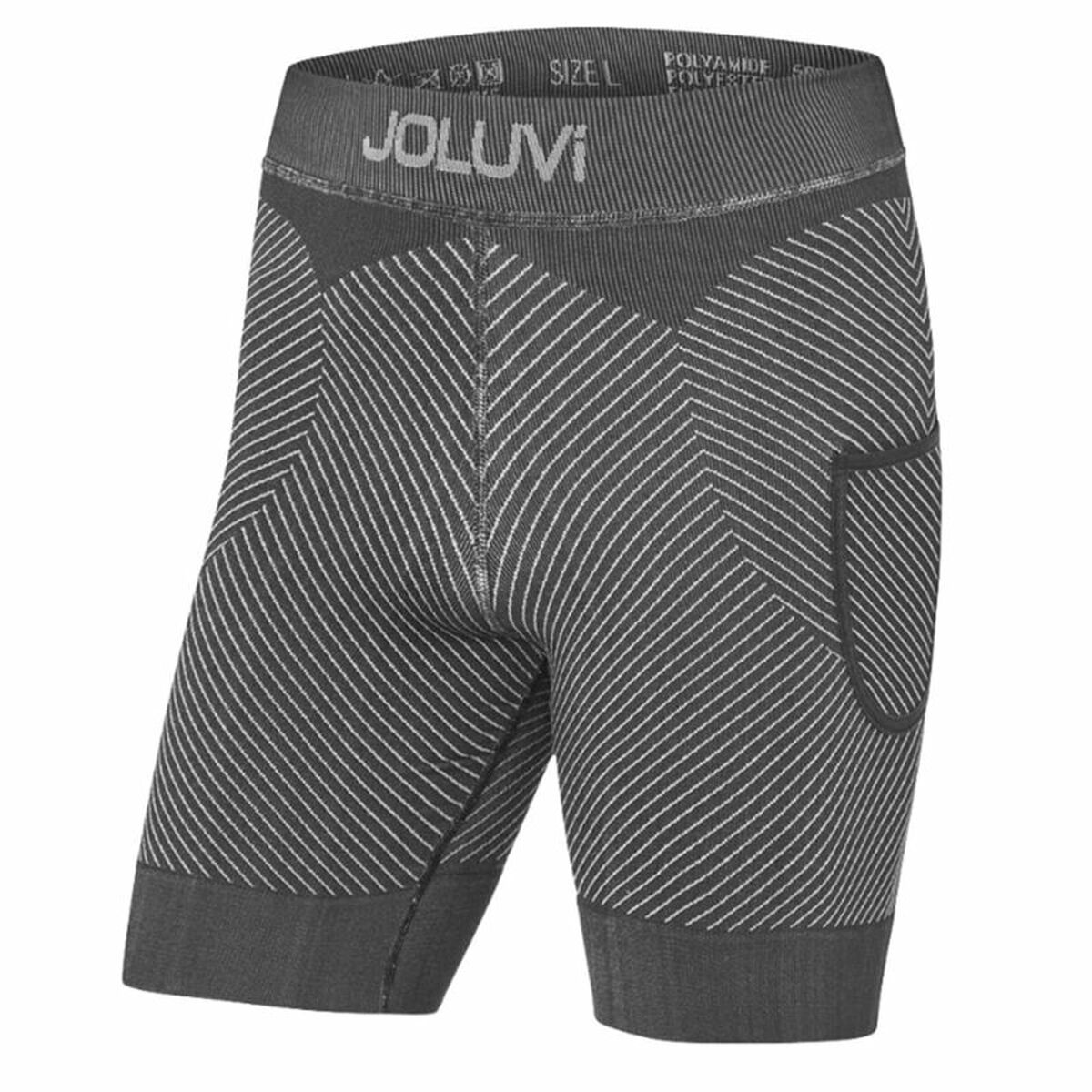 Sportshorts för kvinnor Joluvi Trail Tech Svart Running