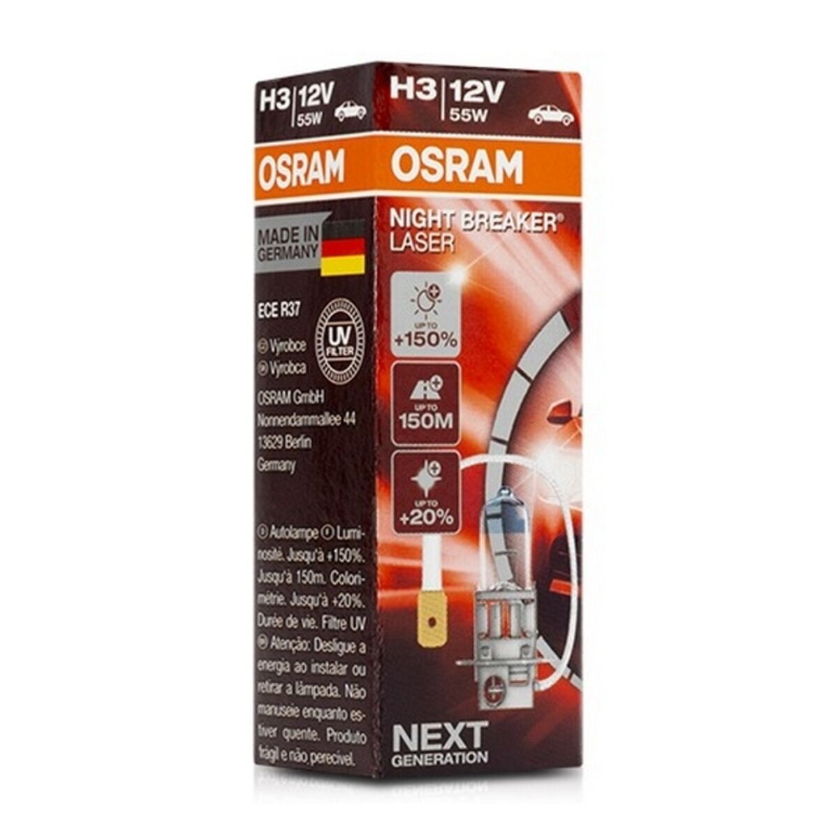 Glödlampa för bil Osram 64151NL H3 12V 55W - 4