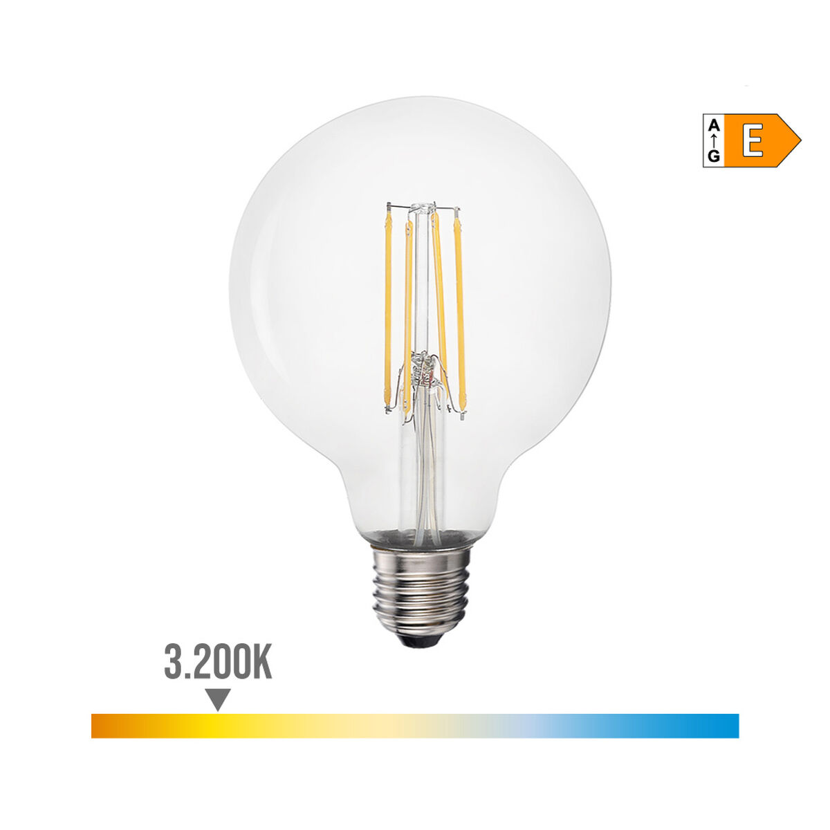 LED-lampa EDM 98602 E 6 W 60 W 47 W E27 800 lm ø 9,5 x 14,5 cm Ø 9,5 x 14 cm (3200 K) - 6
