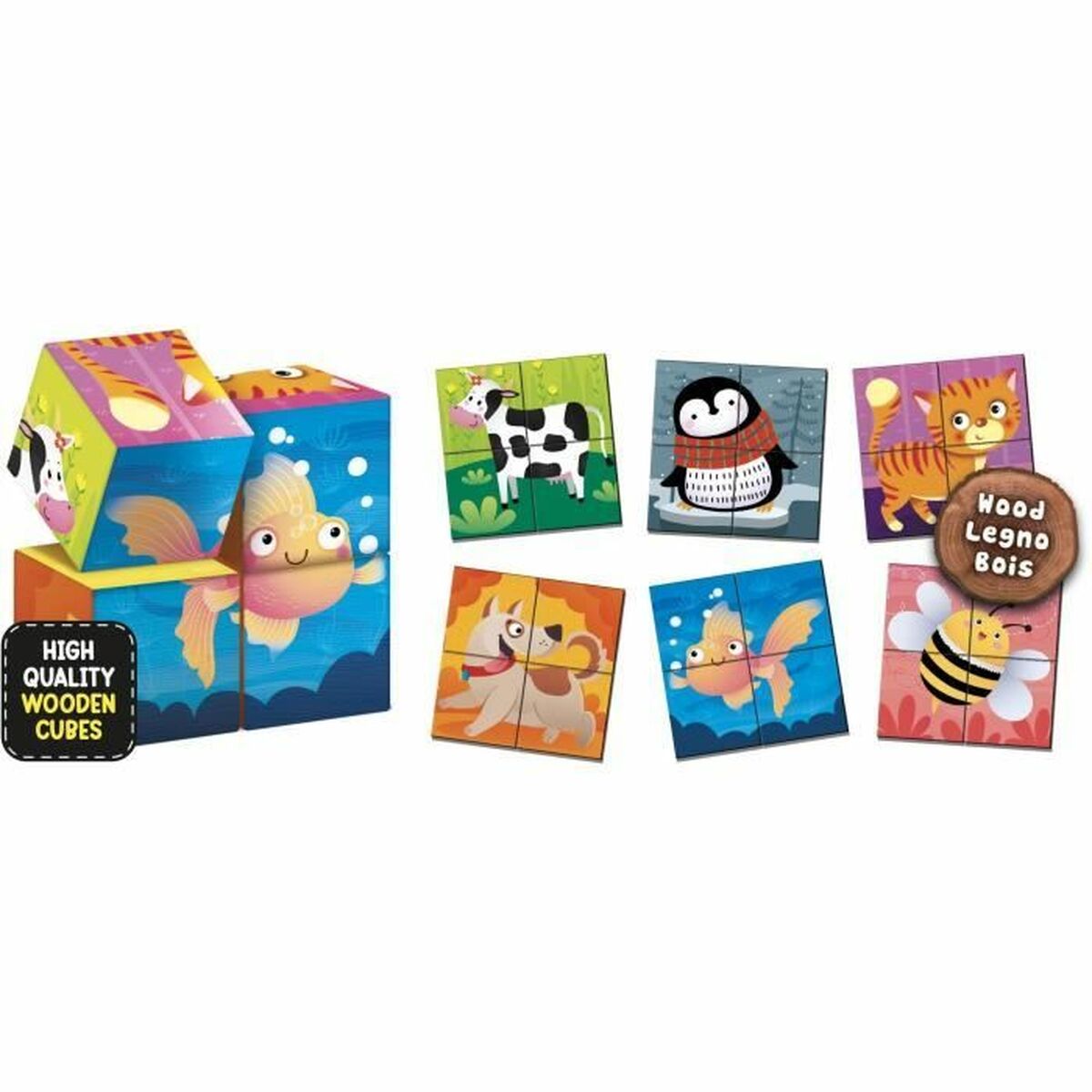 Utbildningsspel Lisciani Giochi Cubes & Logic 2 in1 (FR) - 3